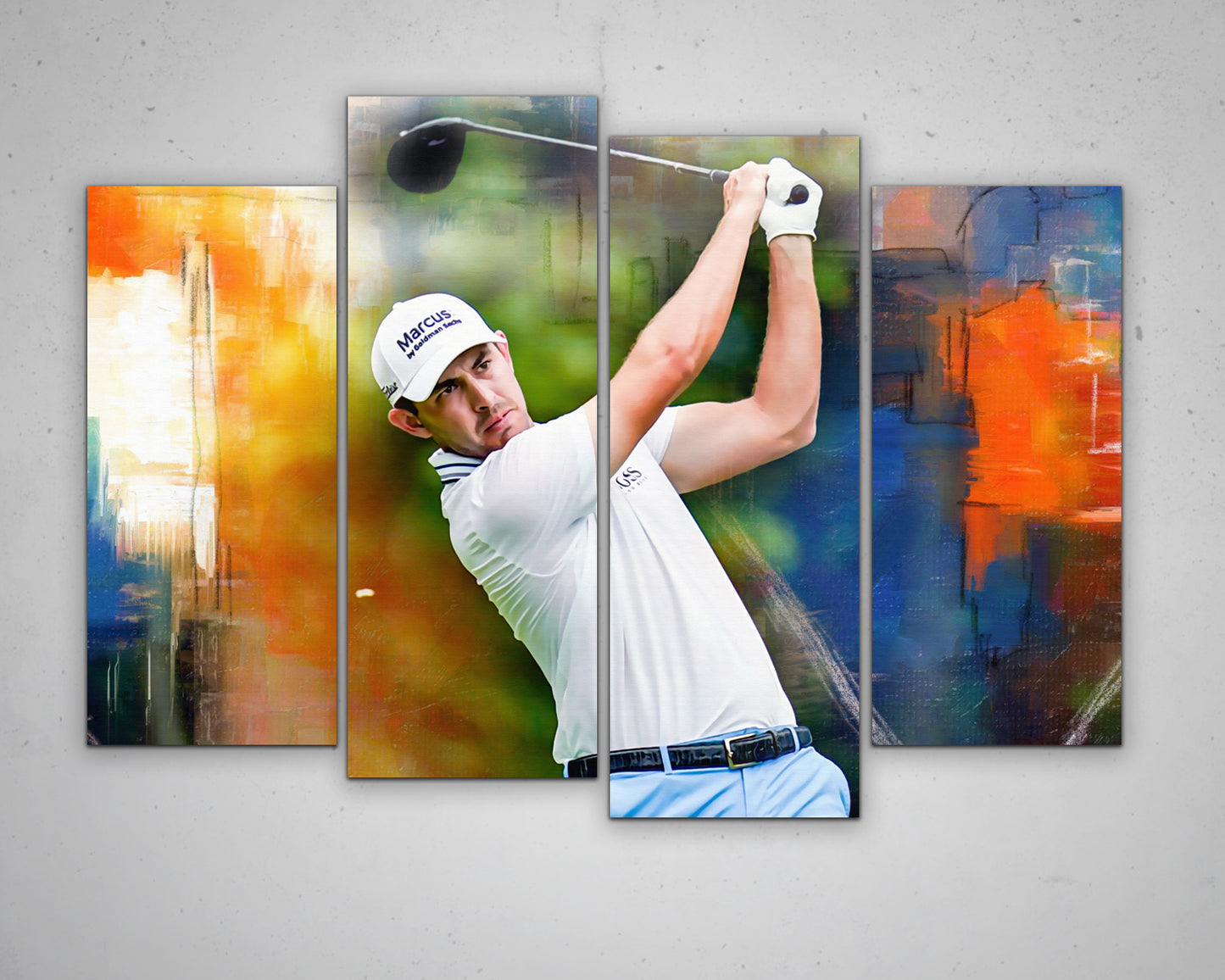 Patrick Cantlay Multicolour Wall Art 