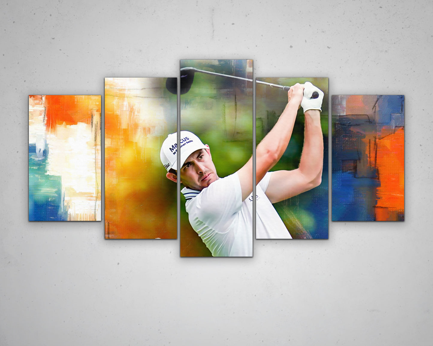 Patrick Cantlay Multicolour Wall Art 