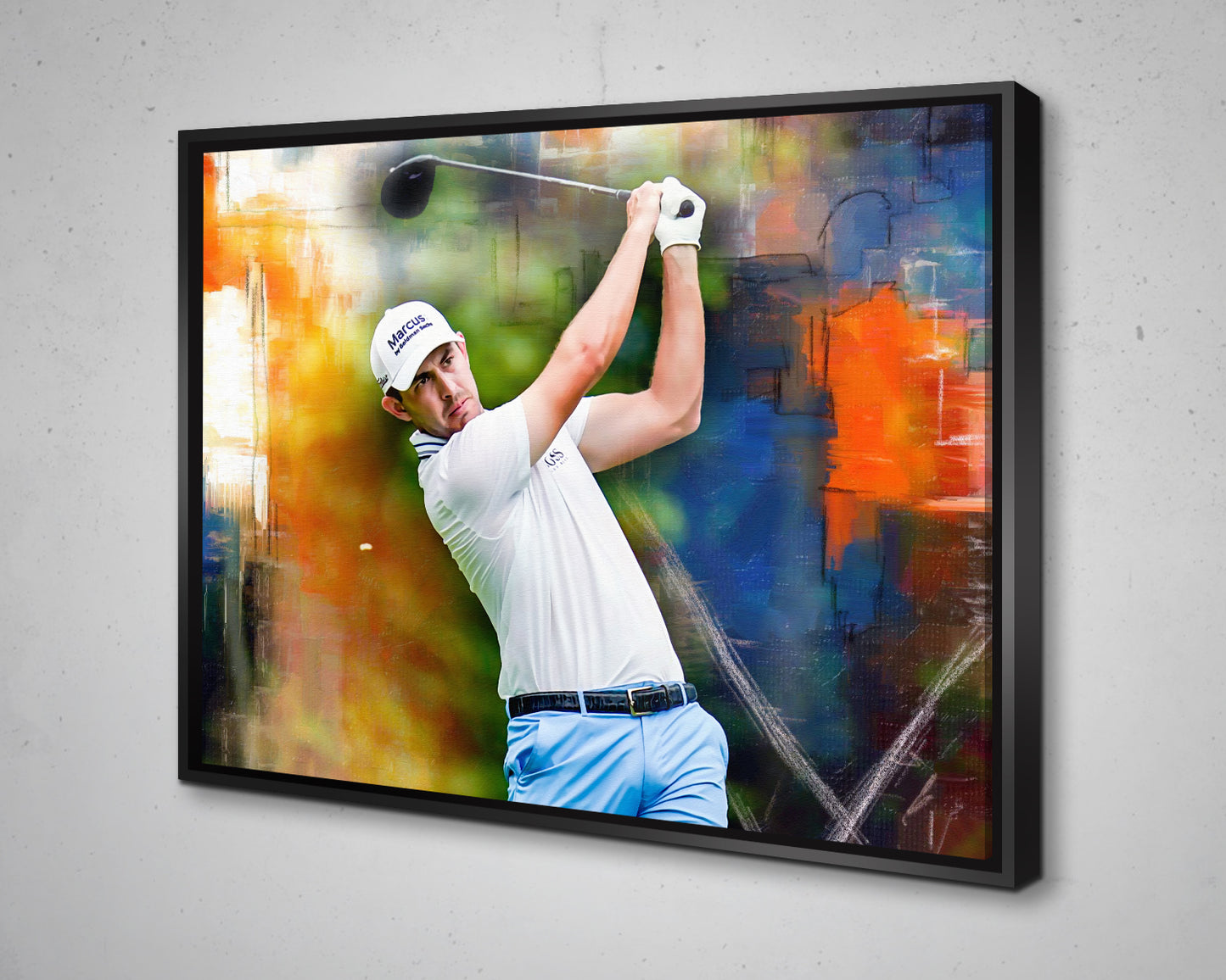 Patrick Cantlay Multicolour Wall Art 