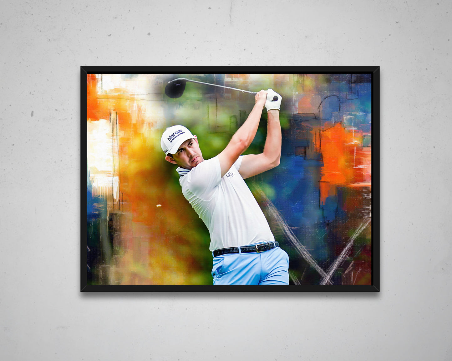 Patrick Cantlay Multicolour Wall Art 