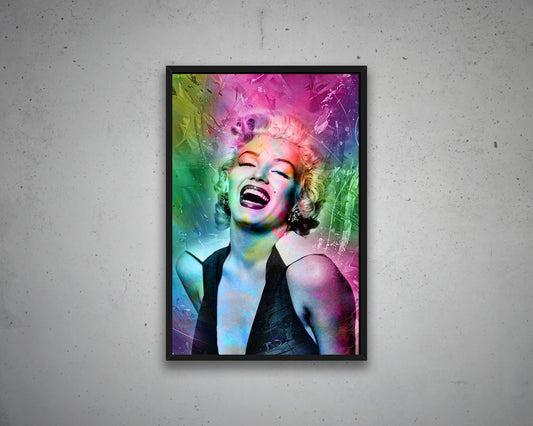 Marilyn Monroe Multicolour Wall Art 