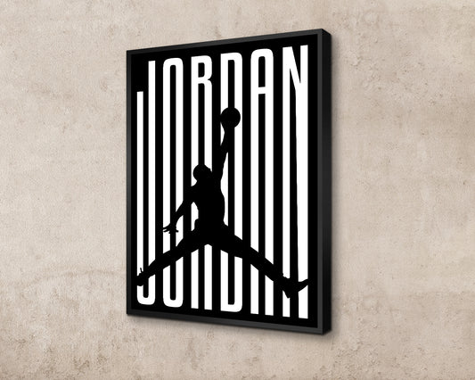 Michael Jordan Sport Quote Canvas Wall Art