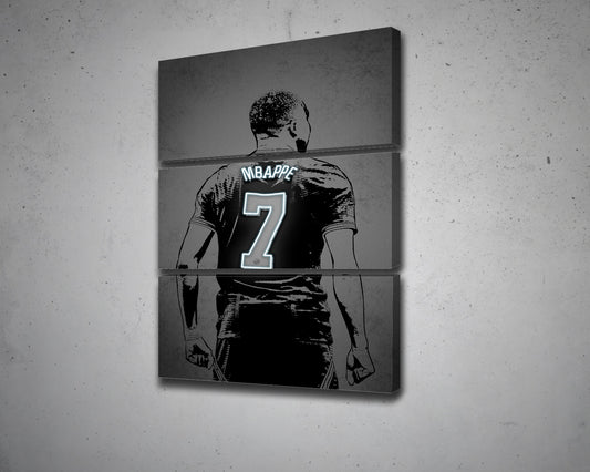 Kylian Mbappé Canvas Wall Art