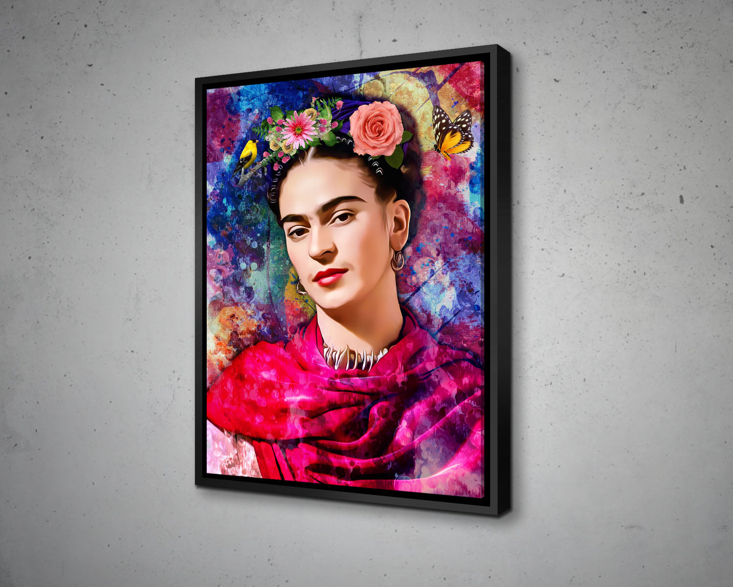 Frida Kahlo Multicolour Wall Art 