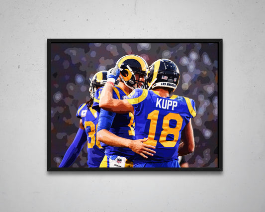 Cooper Kupp Multicolour Wall Art