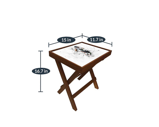 Khalil Mack Splash Effect Coffee and Laptop Table