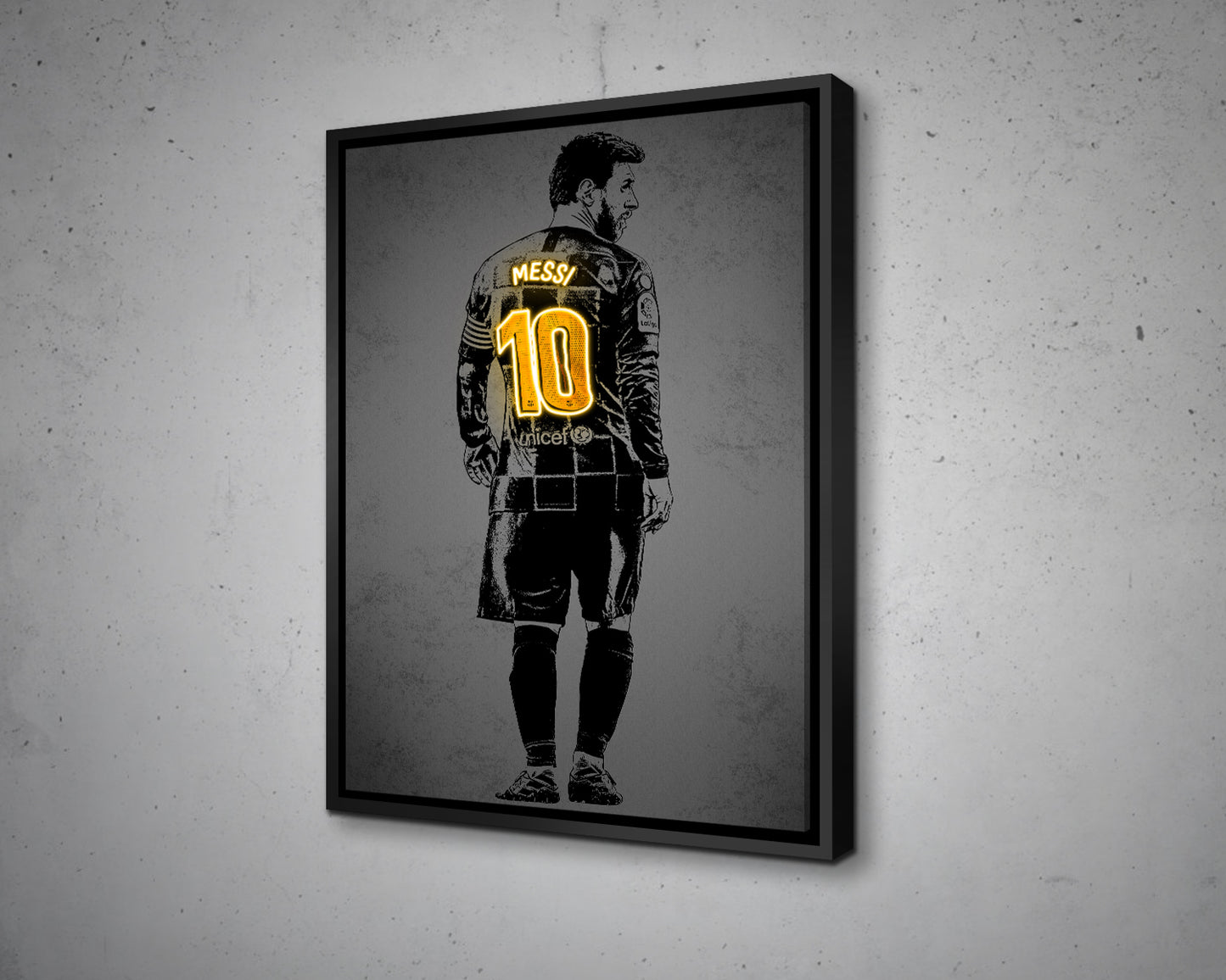 Lionel Messi Canvas Wall Art 