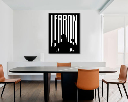 Lebron James Sport Quote Canvas Wall Art