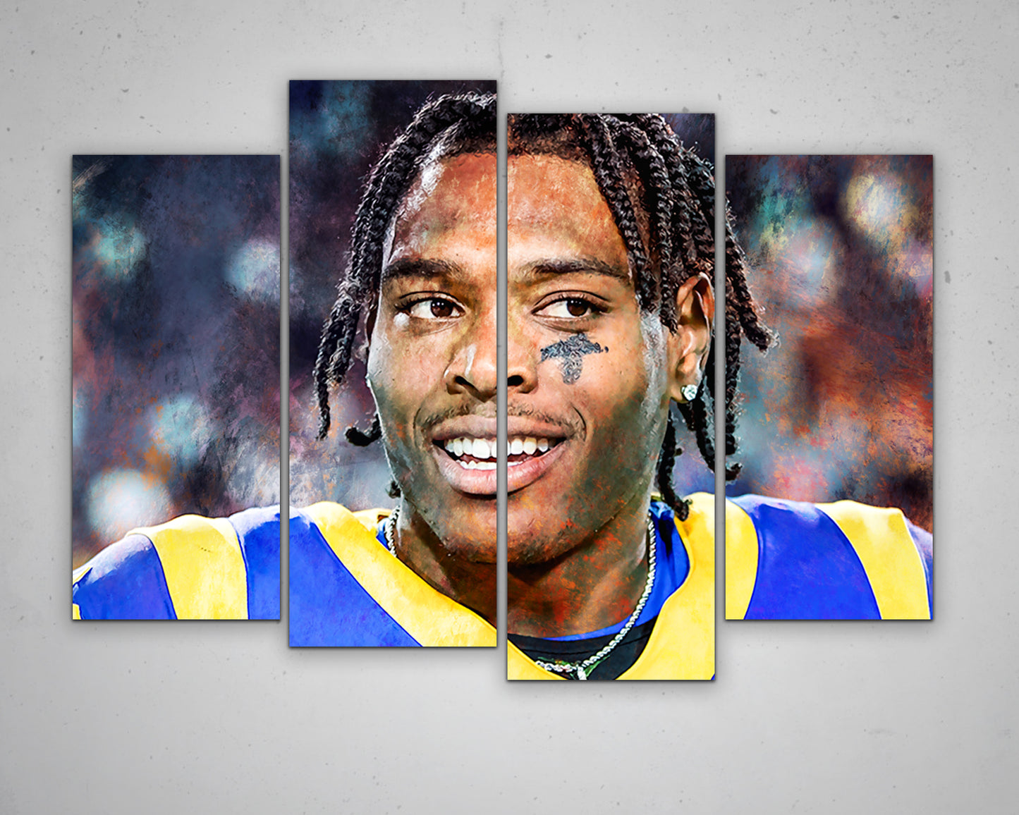 Jalen Ramsey Multicolour Wall Art 