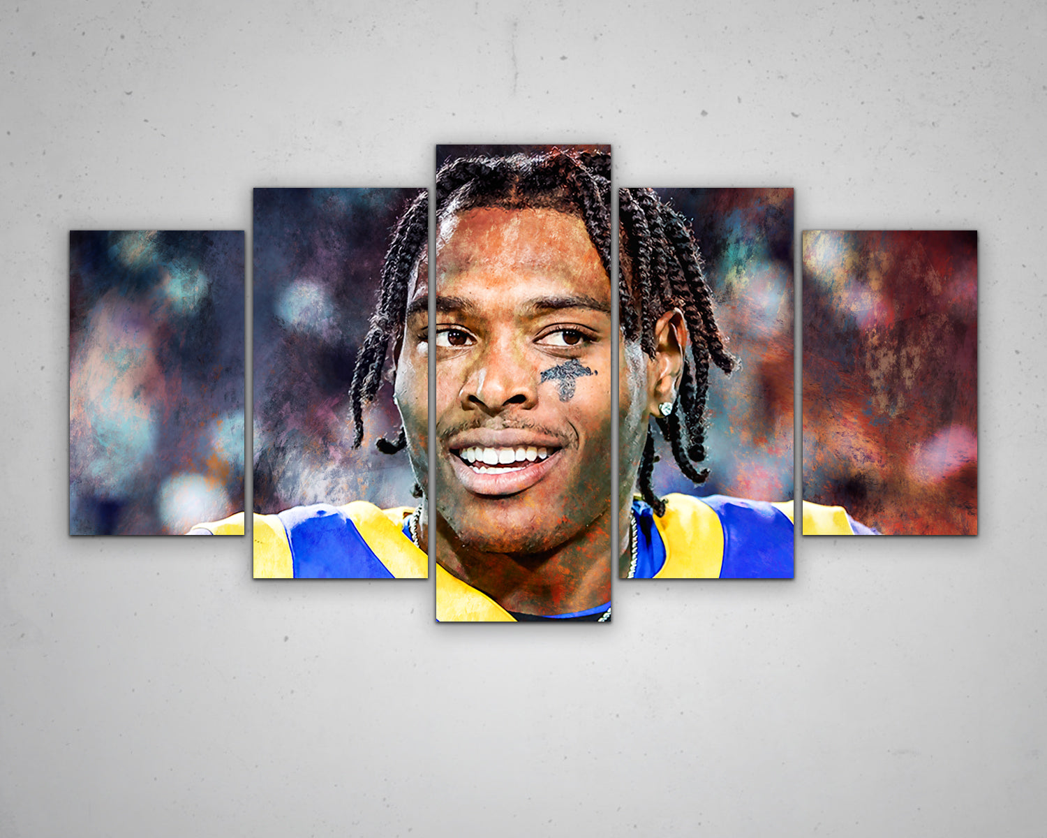 Jalen Ramsey Multicolour Wall Art 