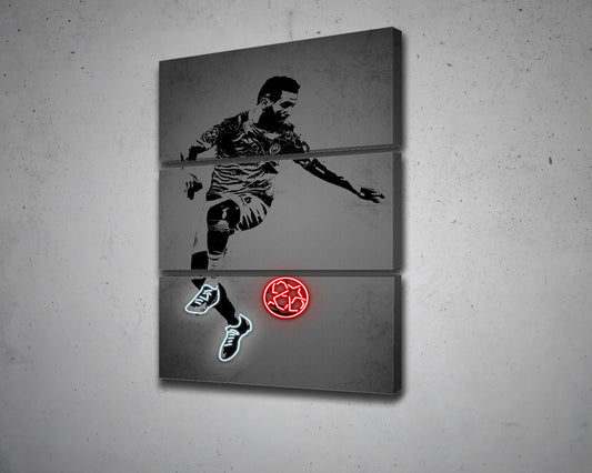 Riyad Mahrez Canvas Wall Art
