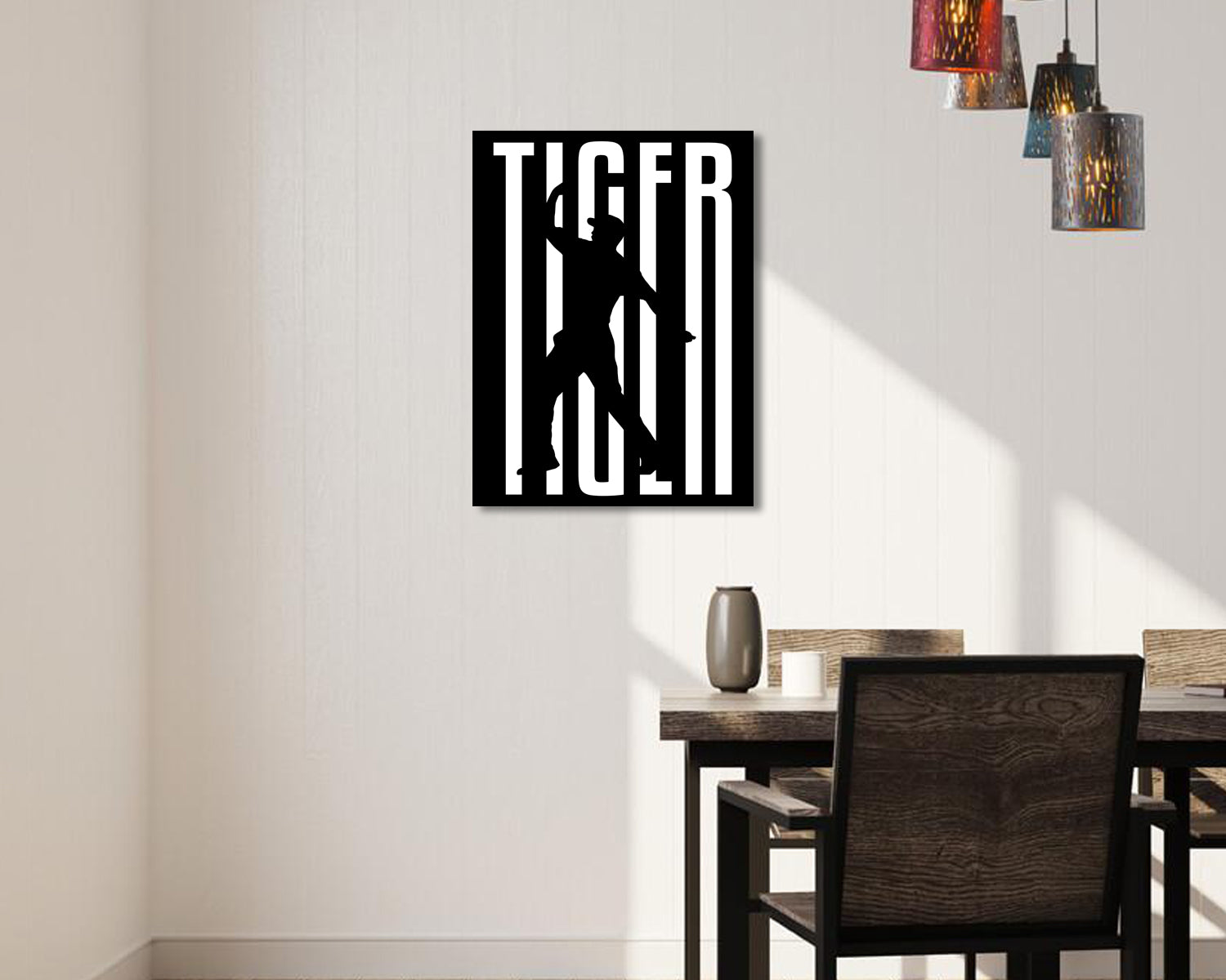 Tiger Wood Sport Quote Canvas Wall Art 