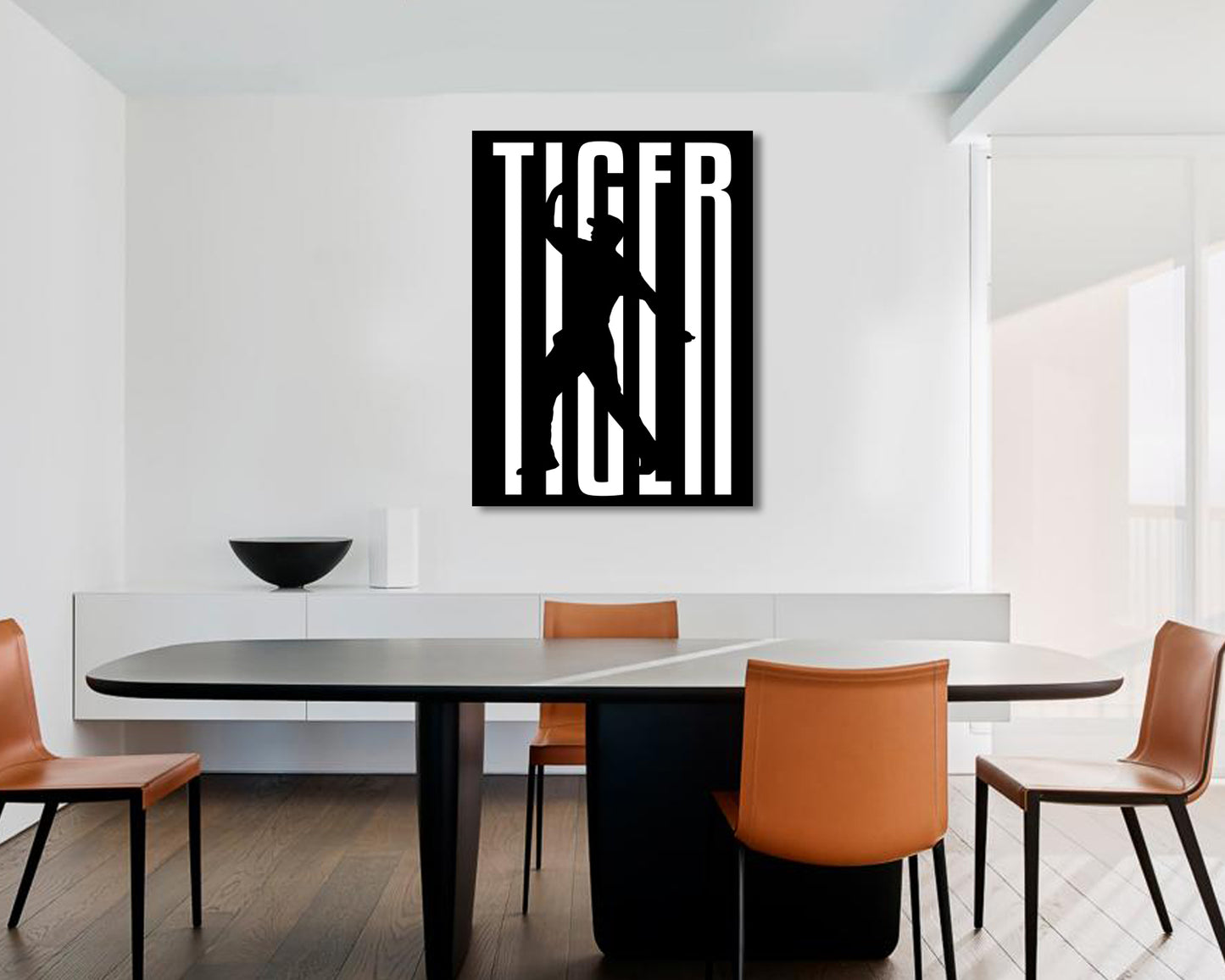 Tiger Wood Sport Quote Canvas Wall Art 
