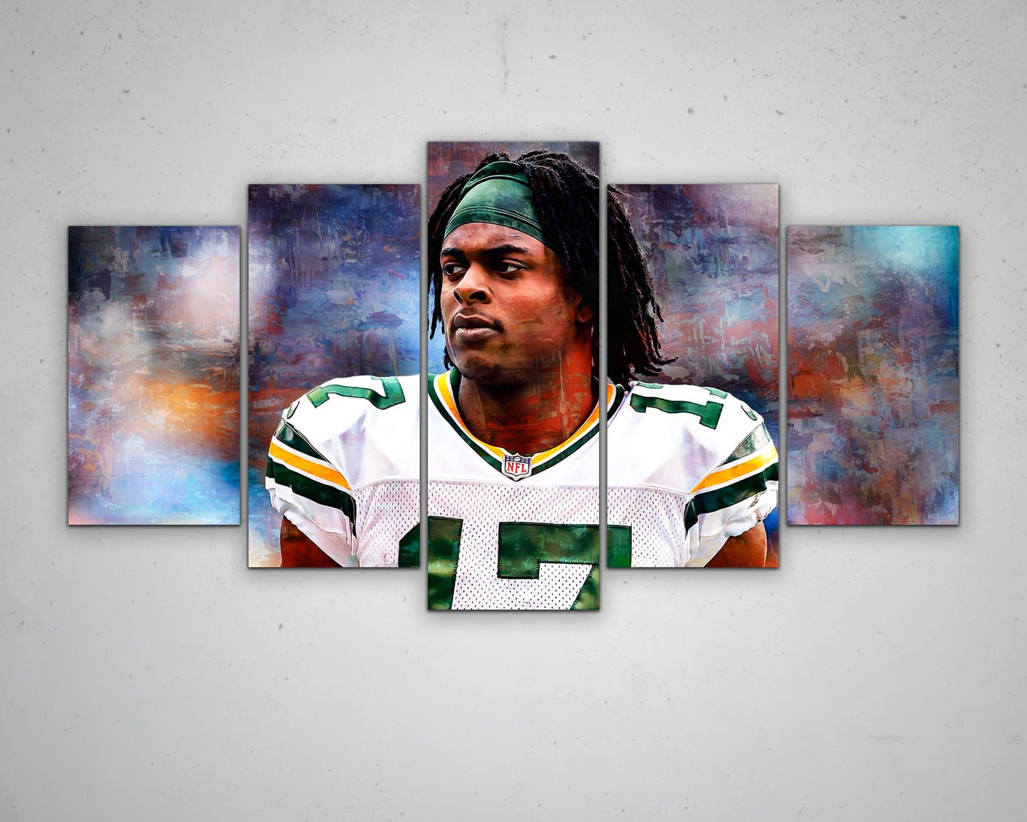 Davante Adams Multicolour Wall Art 