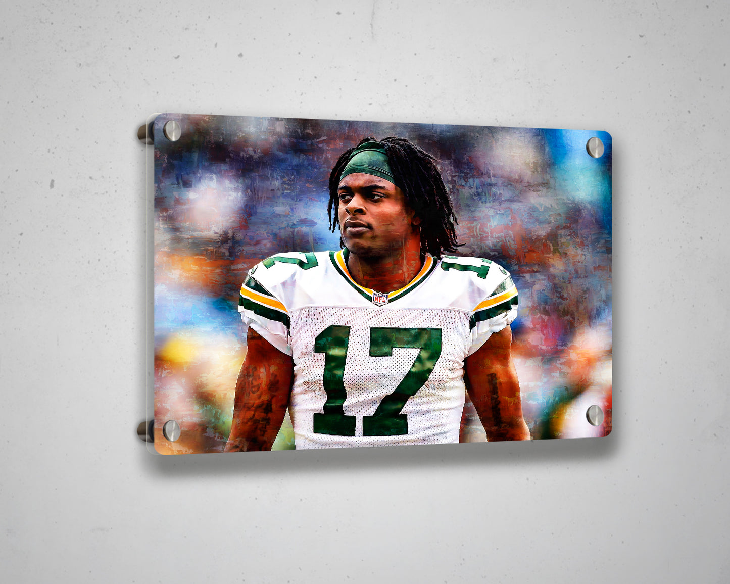 Davante Adams Multicolour Wall Art 