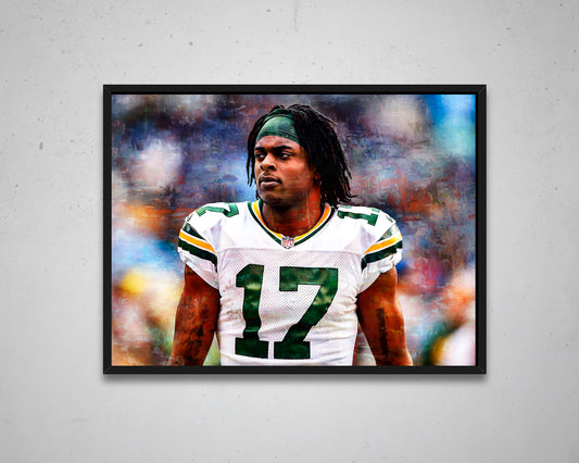 Davante Adams Multicolour Wall Art