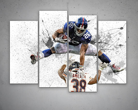 Saquon Barkley Canvas Wall Art