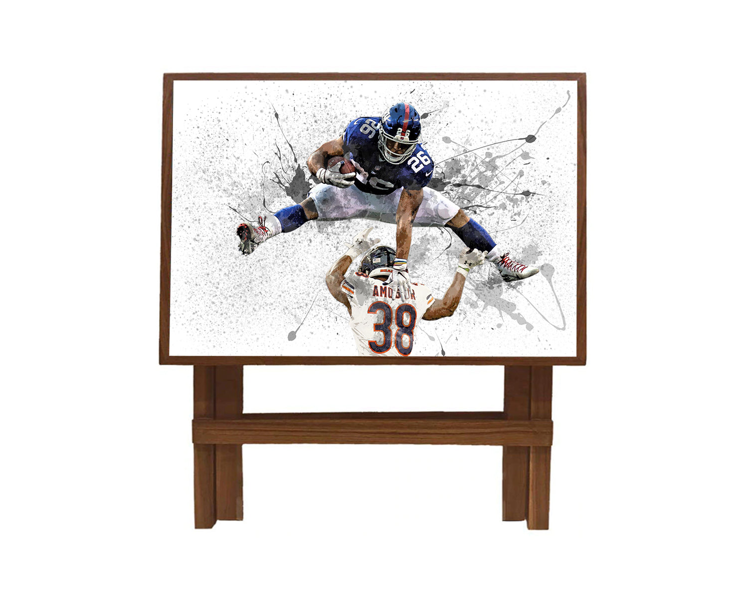 Saquon Barkley Splash Effect Coffee and Laptop Table 