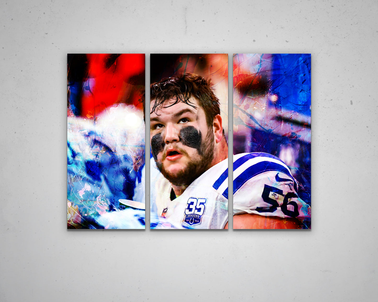 Quenton Nelson Multicolour Wall Art 