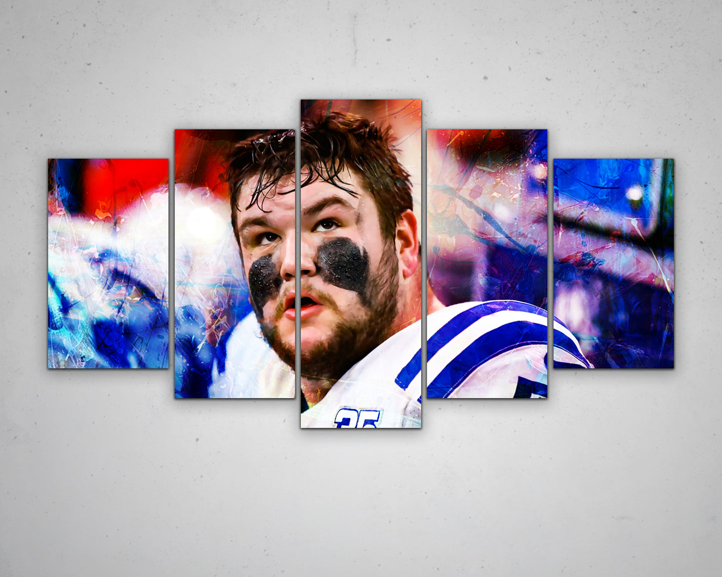 Quenton Nelson Multicolour Wall Art 