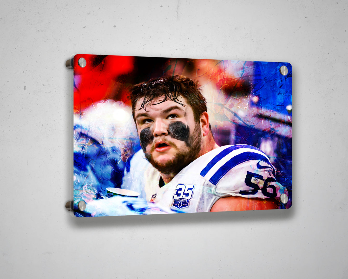 Quenton Nelson Multicolour Wall Art 