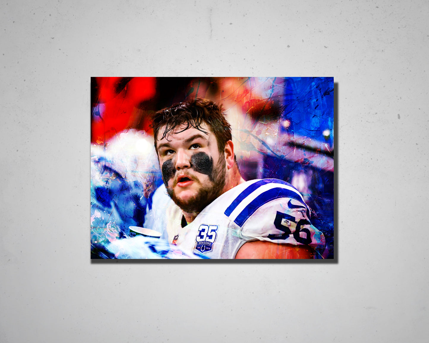 Quenton Nelson Multicolour Wall Art 