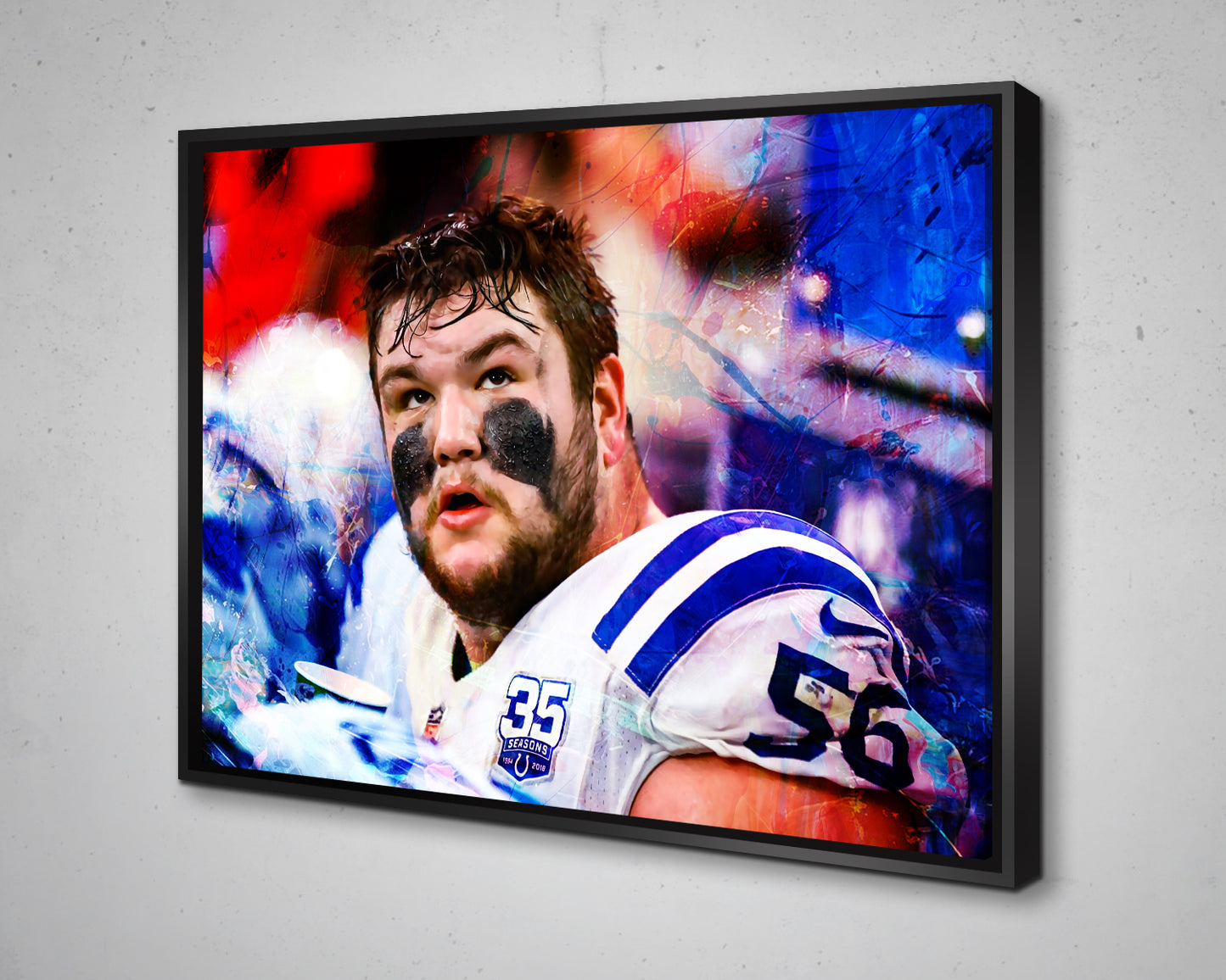 Quenton Nelson Multicolour Wall Art 