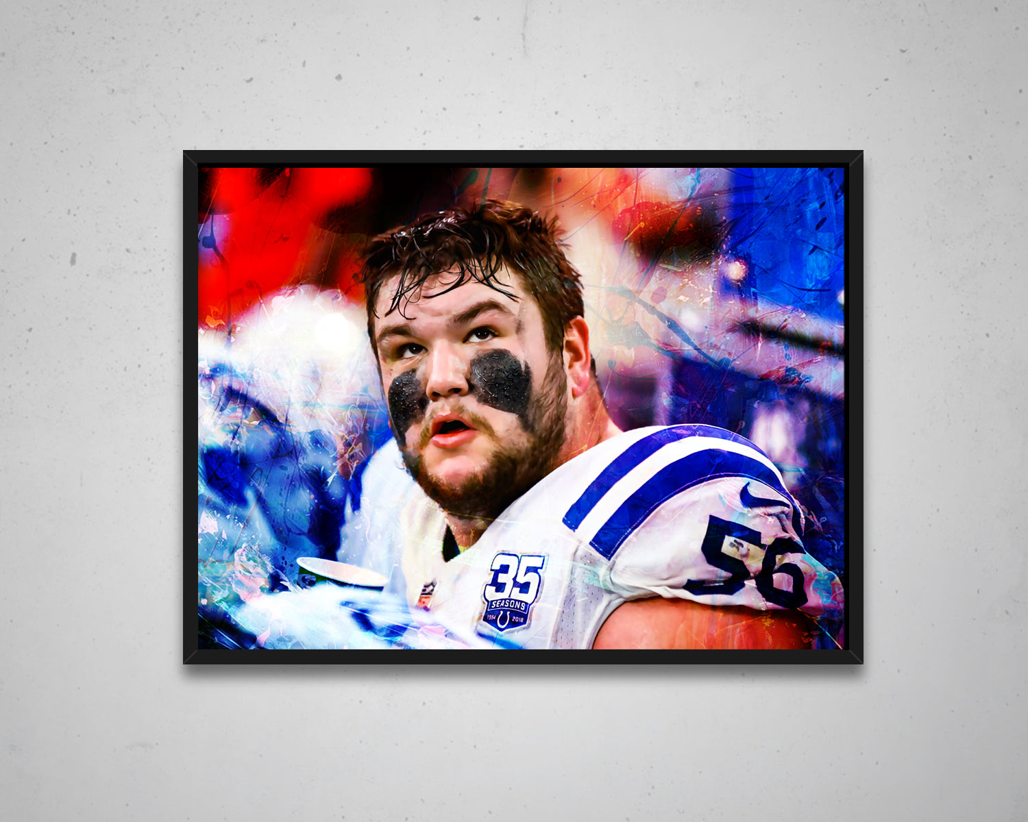 Quenton Nelson Multicolour Wall Art 