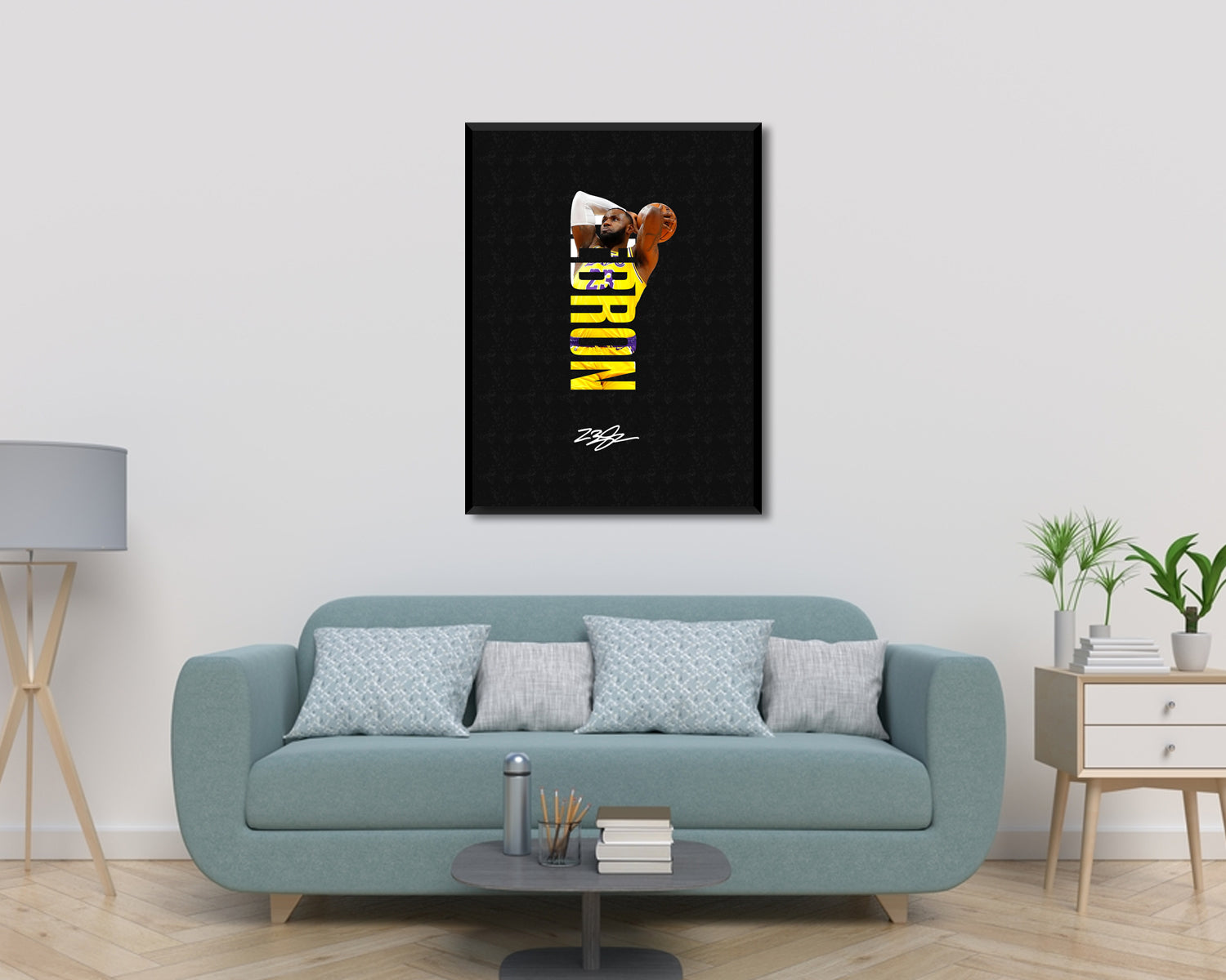 Lebron James Sport Quote Canvas Wall Art 