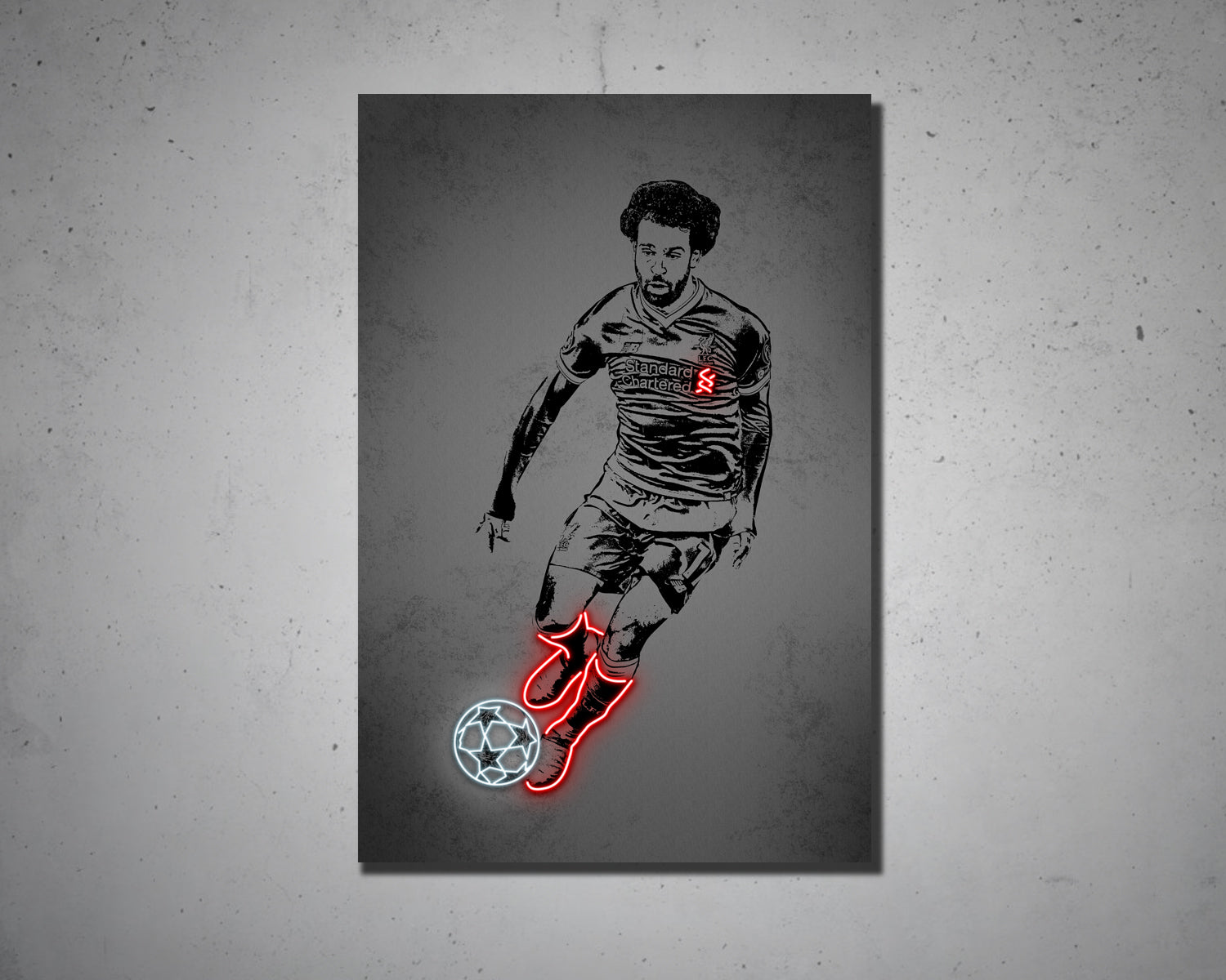 Mohamed Salah Canvas Wall Art 