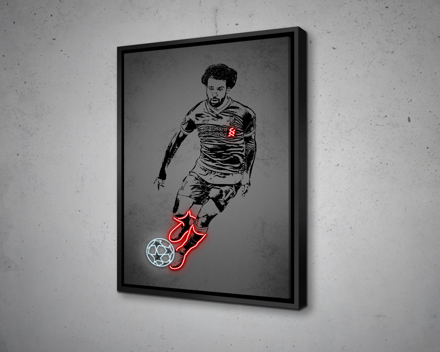 Mohamed Salah Canvas Wall Art 