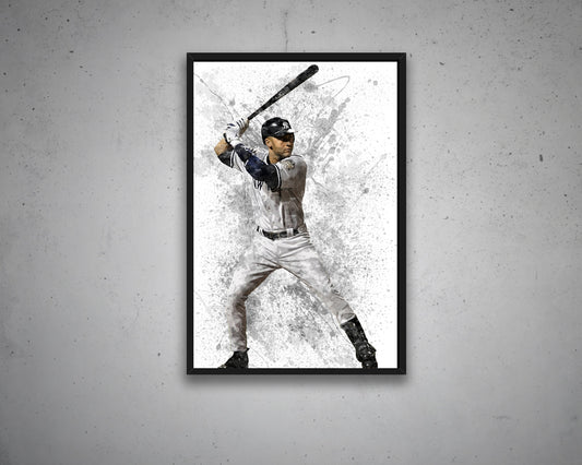Derek Jeter Canvas Wall Art