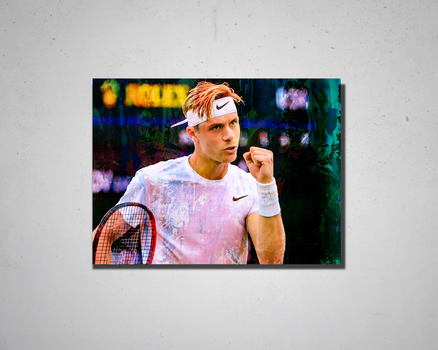 Denis Shapovalov Multicolour Wall Art 