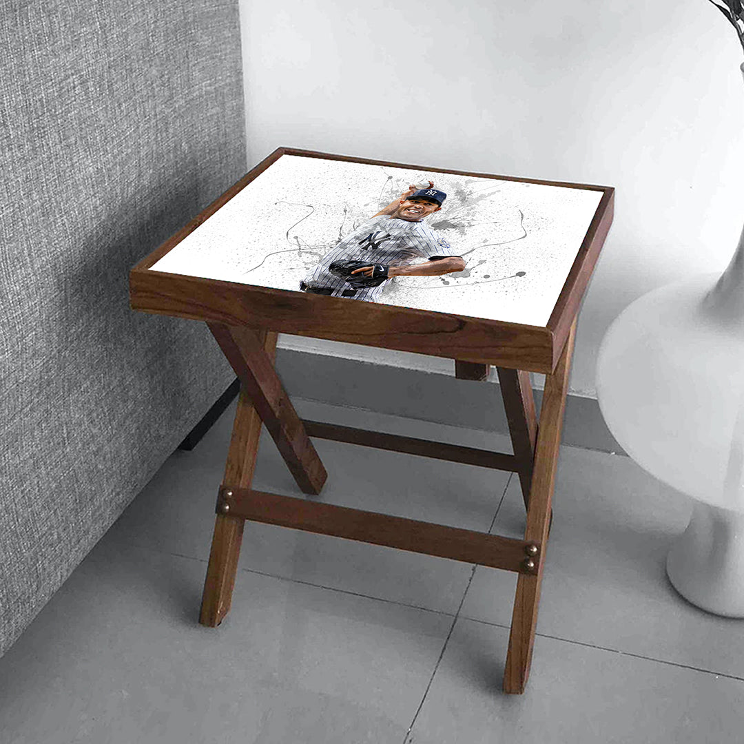 Mariano Rivera Splash Effect Coffee and Laptop Table 