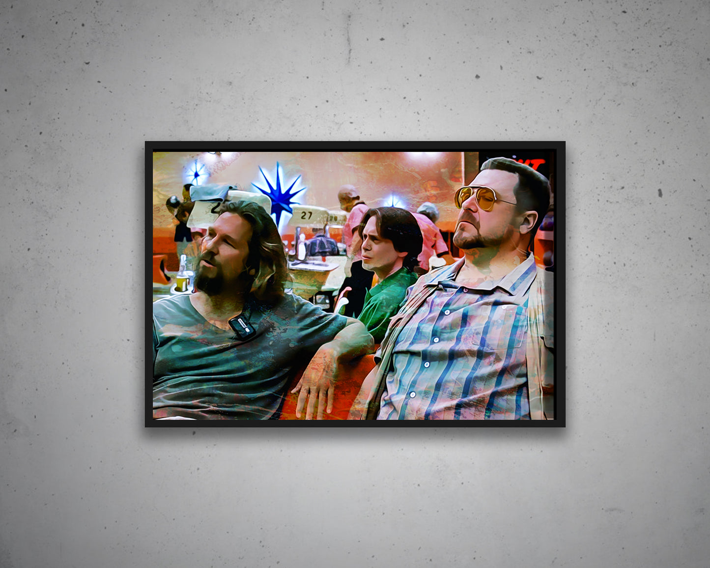 Lebowski Crew Multicolour Dude Wall Art 