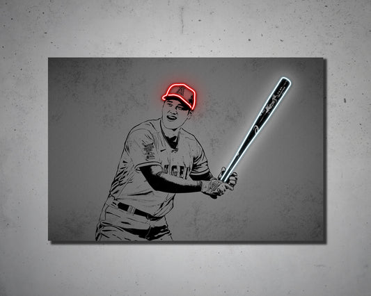 Shohei Ohtani Canvas Wall Art