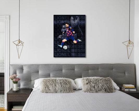 Lionel Messi Canvas Wall Art
