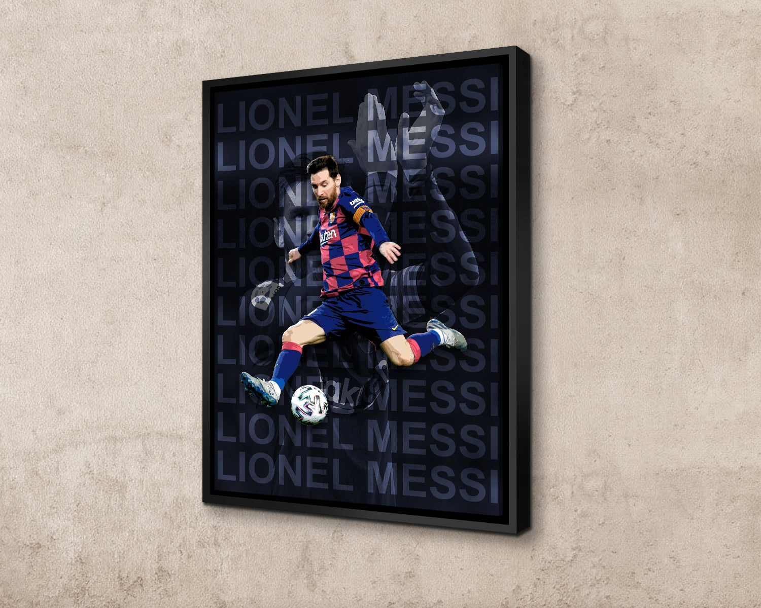 Lionel Messi Canvas Wall Art 