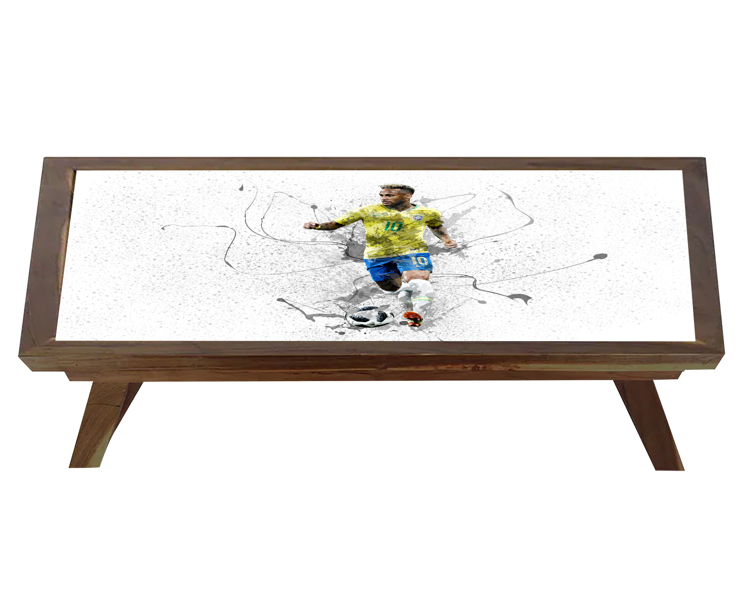 Neymar Brazil Splash Effect Coffee and Laptop Table 