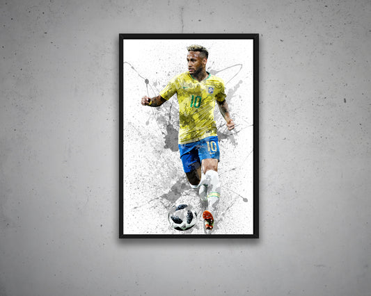 Neymar Jr Canvas Wall Art