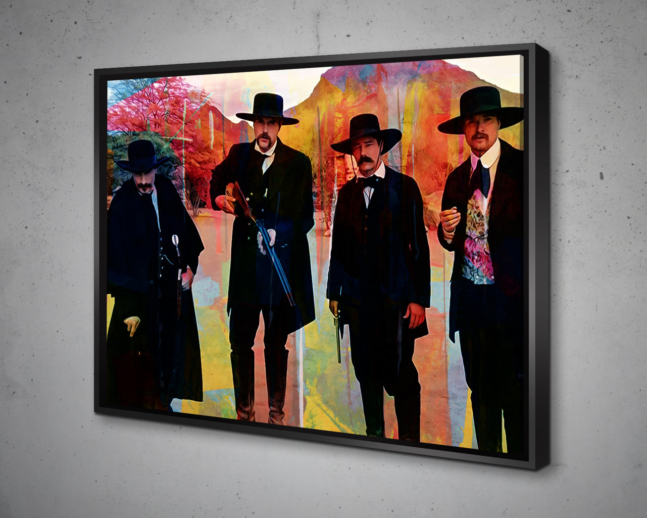 Tombstone Multicolour Wall Art