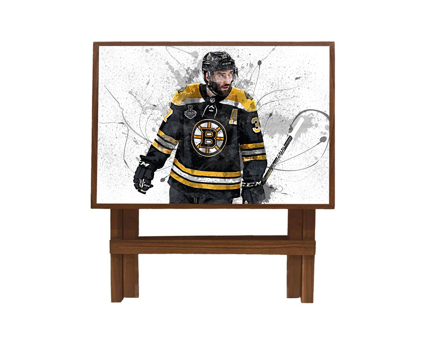 Patrice Bergeron Splash Effect Coffee and Laptop Table 