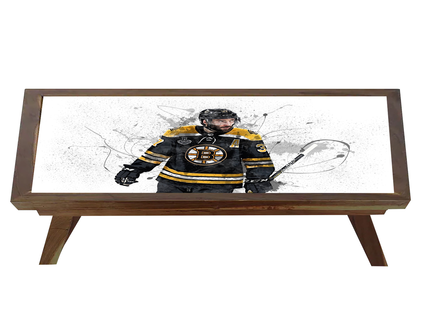 Patrice Bergeron Splash Effect Coffee and Laptop Table 