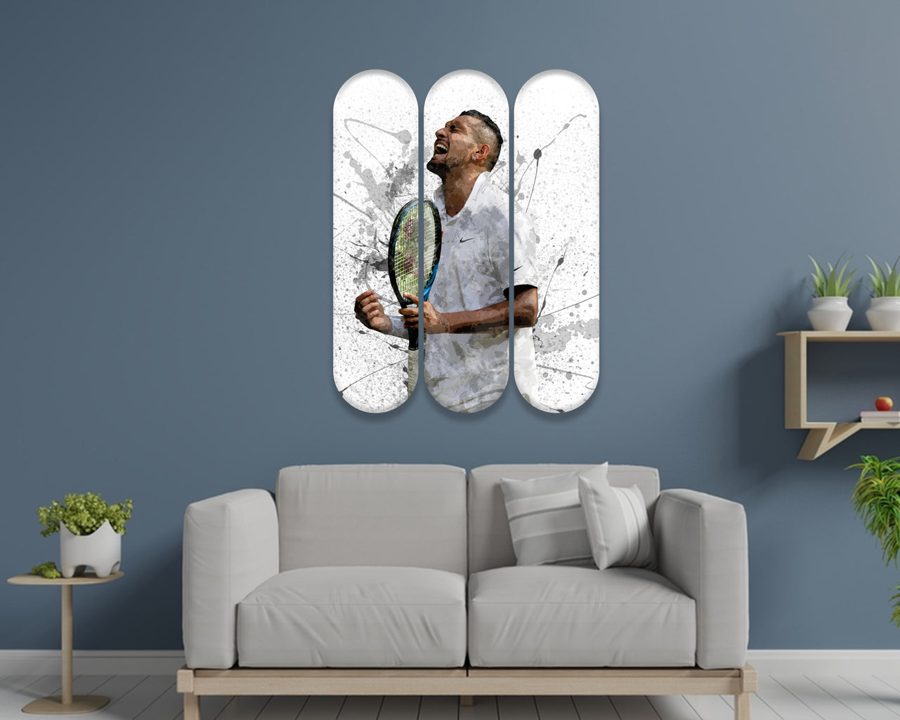 Nick Kyrgios Acrylic Skateboard Wall Art