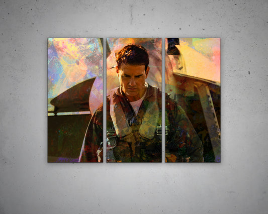 Top Gun Multicolour Wall Art 