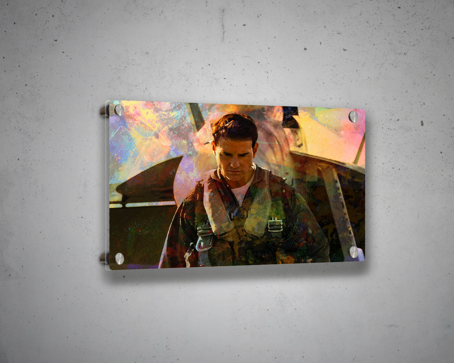 Top Gun Multicolour Wall Art 