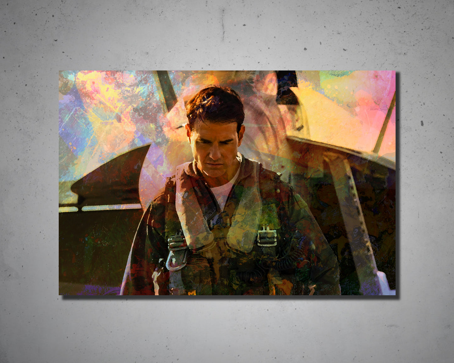 Top Gun Multicolour Wall Art 