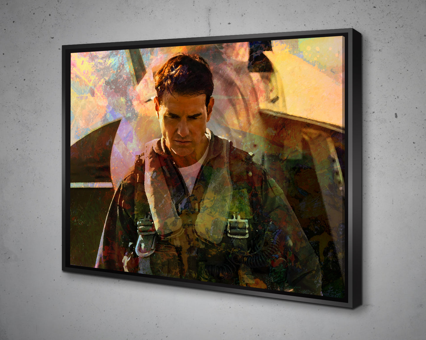 Top Gun Multicolour Wall Art 