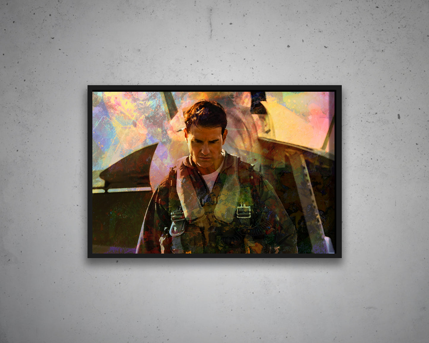 Top Gun Multicolour Wall Art 