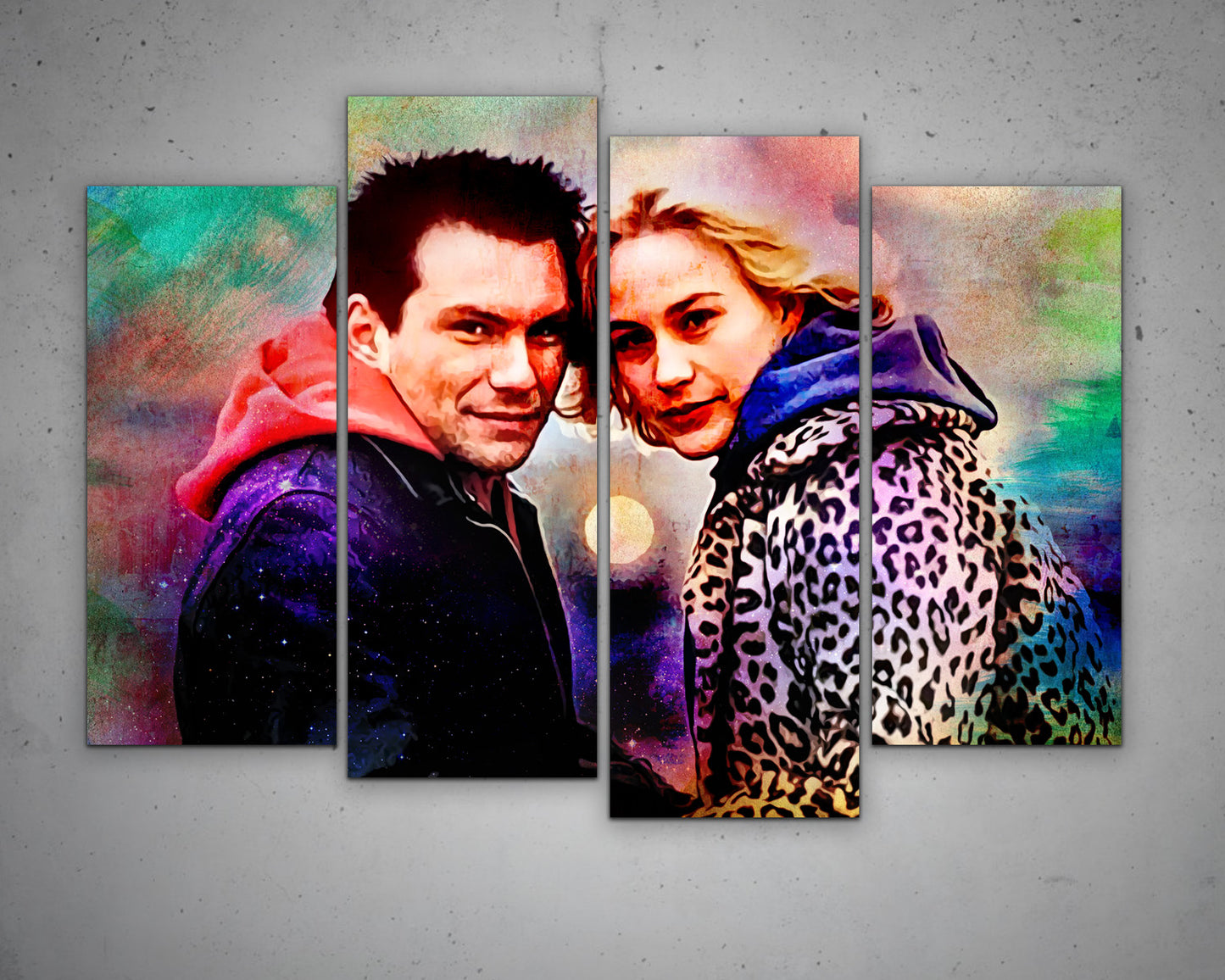 True Romance Multicolour Wall Art 